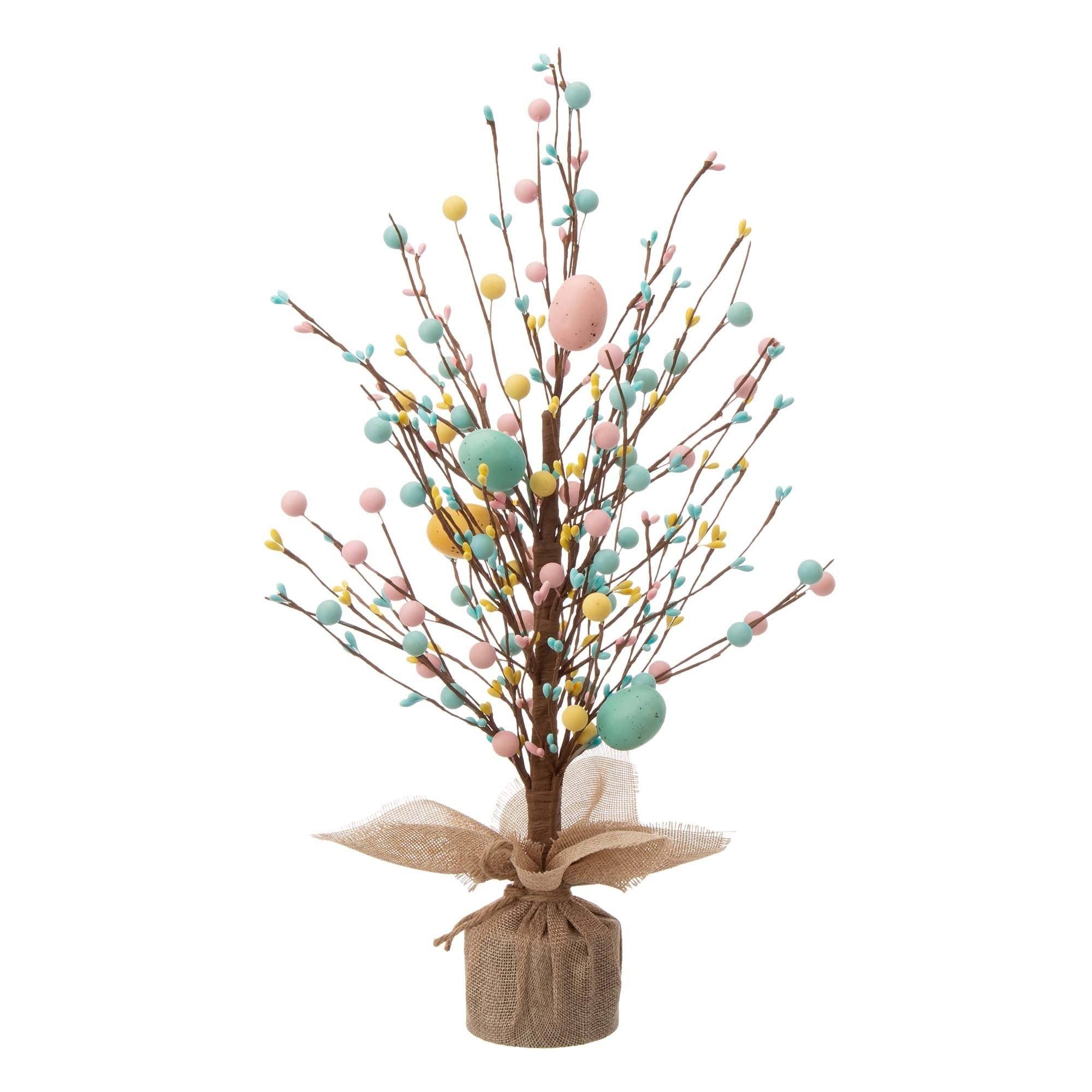 48c51185318a5e1c07a3a6dc1620b4d66388c81c6817393b3c296f623200445b.jpg Glitzhome 18" Easter Eggs Table Tree - Image 1