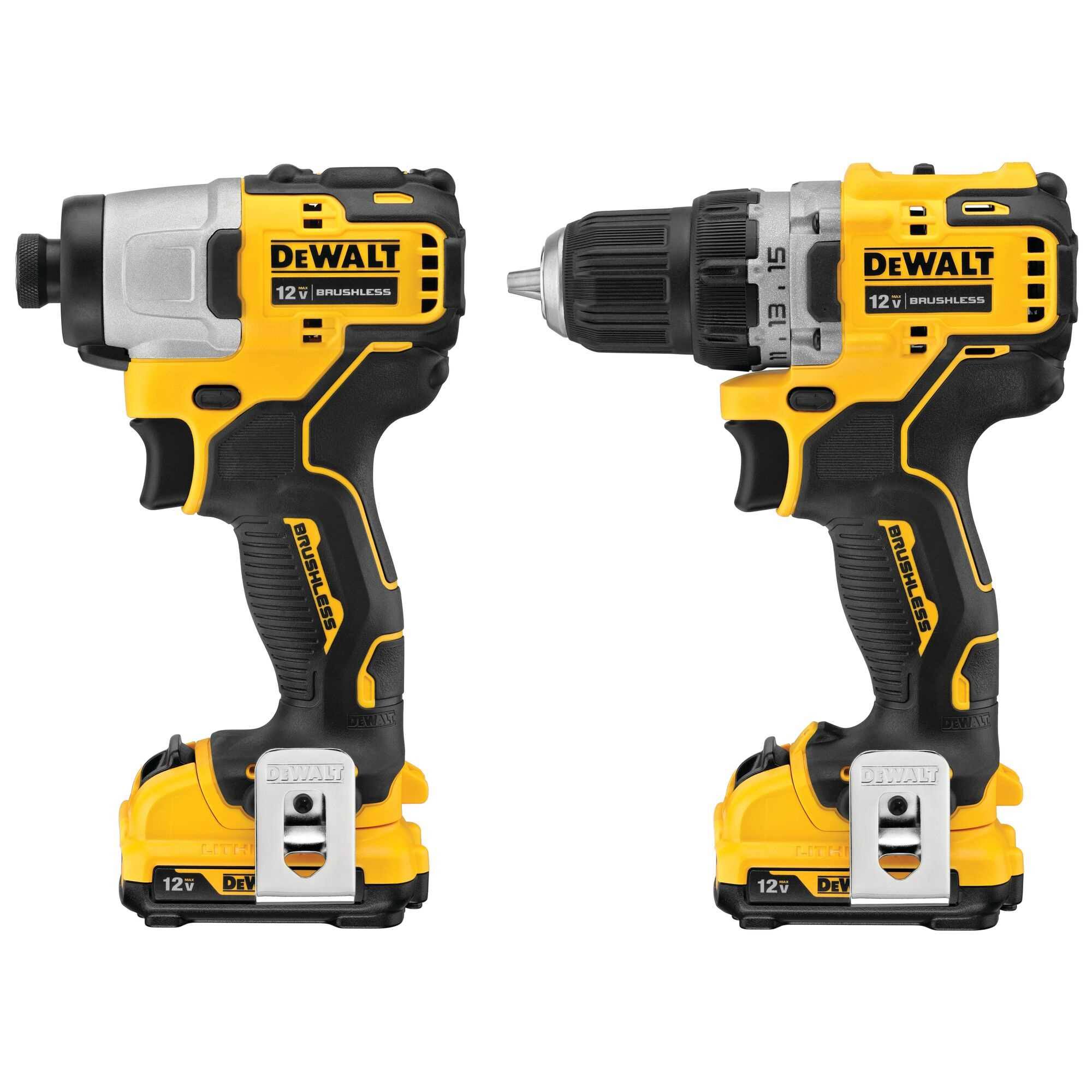 48d729f89d10e48c1a3e2302d506094603a5840cf119a5e4ffe884abb33255d6.jpg DeWalt DCK221F2 12V Max Xtreme Drill/Impact Driver Kit - Image 1