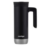 Contigo Snapseal Technology Travel Mug, Superior Snapseal 2.0, Stainless Steel, Licorice, 20 Ounces