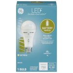 Ge LED+ Light Bulb, LED+, Battery Backup, Soft White, 8 Watts