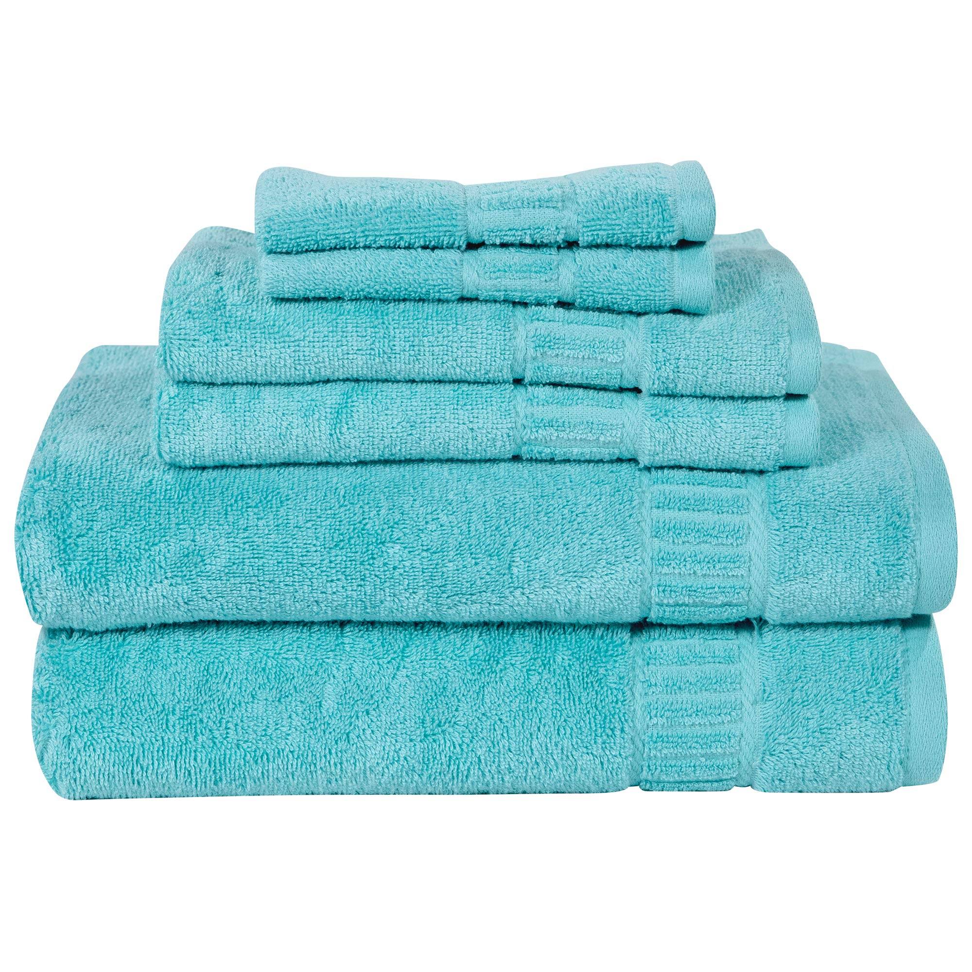 492cc5c4750bafa0baf72537ed3d9fd08b5a7b898f22748b88af65d1d8d521d9-1.jpg MyPillow Ocean Blue 6 Pack Towel Set - Image 1
