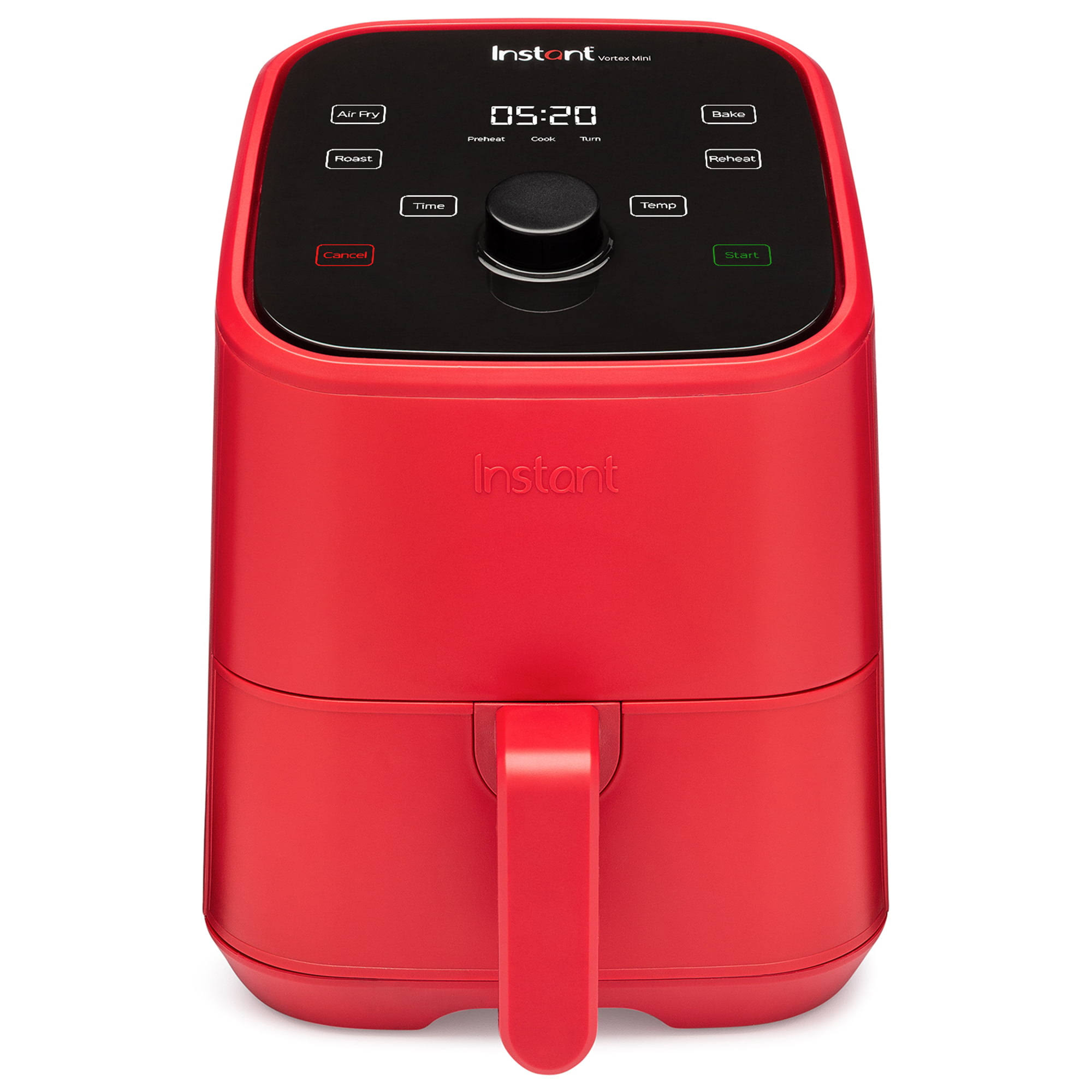 4988401b177a003fa0e7fa3b20d78e7117b99d0a684022b5c51effee390df4f5.jpg Instant Pot Vortex Mini 2-Quart 4-in-1 Air Fryer Red - New - Image 1