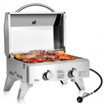 20K BTU Heavy Duty Portable Outdoor Gas Propane Tabletop BBQ Gill(Buy 2 (Save