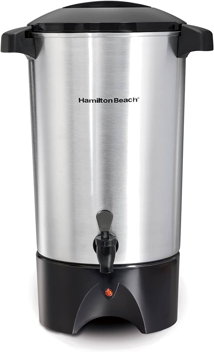 49a137ef14008282452eb5564585c06da4269c43608fbc33e341158ac5dd71ba.jpg Hamilton Beach 40515R 45 -Cup Coffee Urn, Silver - Image 1