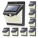 Solar Lights Outdoor[40 LED & 3 Working Modes], Towkka Wireless IP65 Waterproof Solar Lights with 300 Lighting Angle, Security Solar Motion Sensor