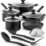 Tools of The Trade Nonstick 13-Piece Cookware Set - Black