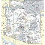 Cool Owl Maps Arizona State Wall Map Poster Rolled (Paper 24"x30")