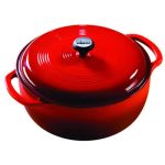 Lodge Enameled Cast Iron Dutch Oven - 6 qt - Red