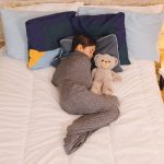 Hug Sleep - Hooded Sleep Pod Move - Wearable Cooling Sensory Compression Blanket - Shark Tank - Machine Washable - Weighted Blanket Alternative -