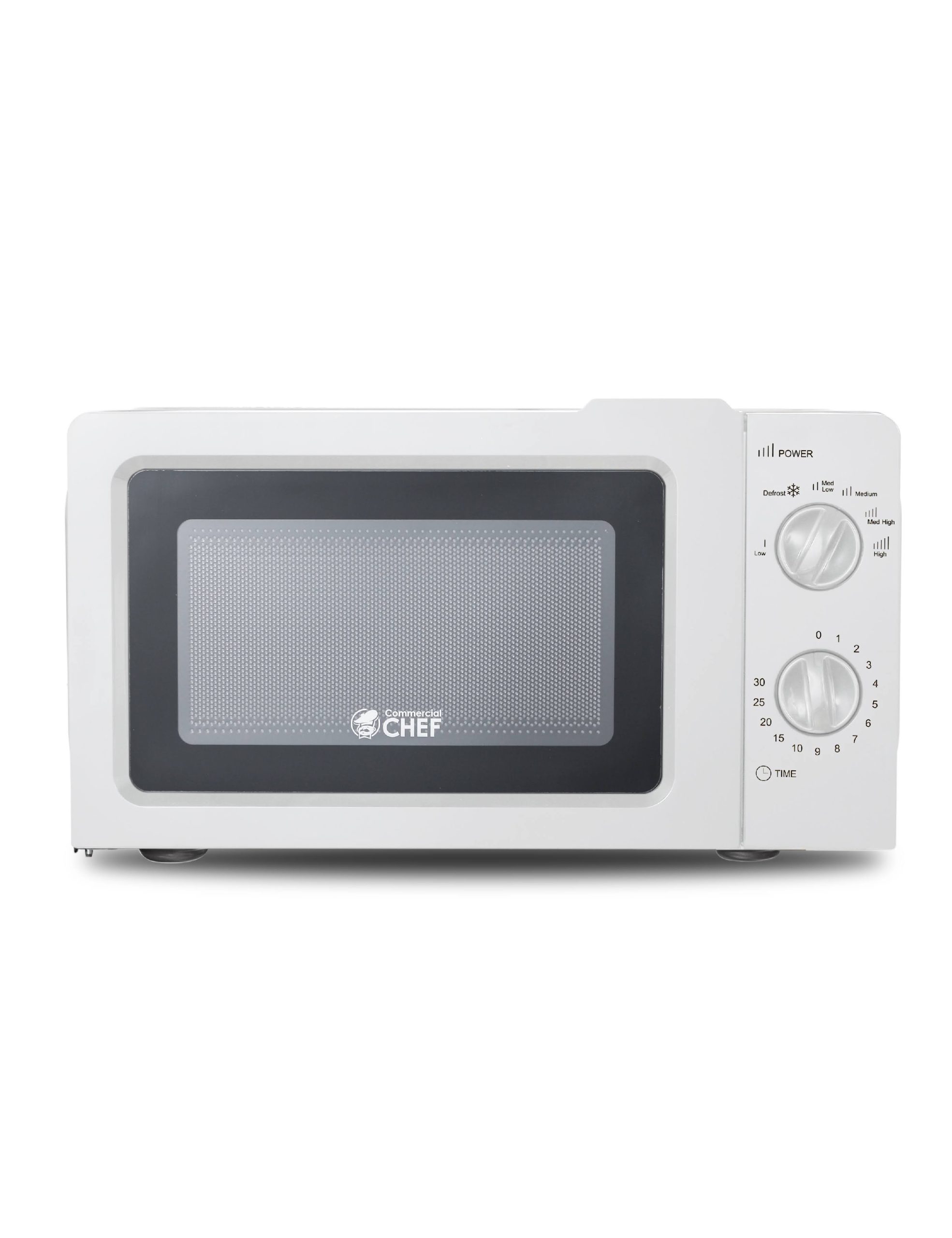 4b369ff0e63aa61b79766bbf5ebaae153f56085d9316232603dfbcb3b93c18aa.jpg Commercial Chef 0.6 Cu. ft. Microwave Oven White - Image 1