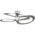 Progress Willacy 3-Blade 48" Ceiling Fan - Painted Nickel - P250063-152