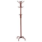 Monarch Metal Coat Rack, Red