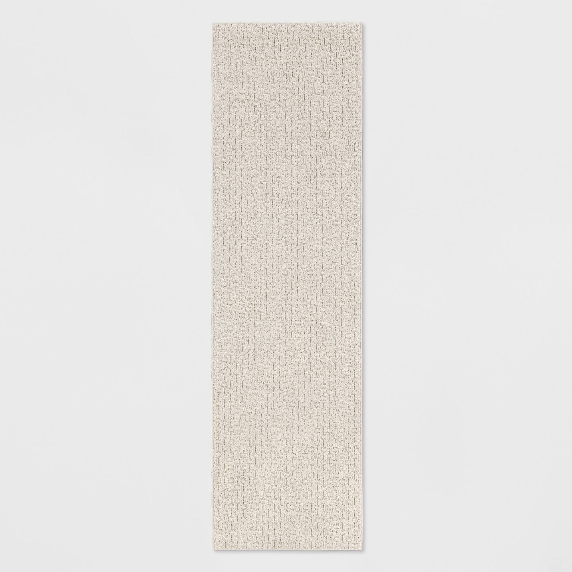 4b79a1e520214dbb87be4ffc3e0e0fc5f4a82ca50a201b4522c9adf9e0b40bdf.jpg 2'x7' Runner Solid Washable Rug Tan - Made by Design - Image 1