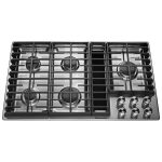 KitchenAid 36" 5 Burner Downdraft Stainless Steel Gas Cooktop
