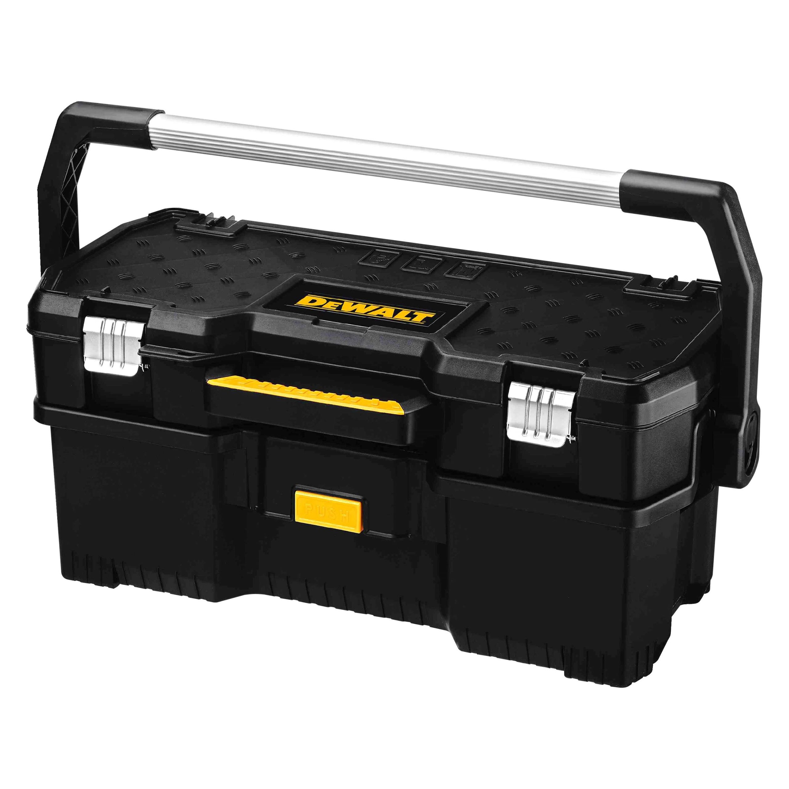 4ba20cd913fb190d72e755f2b8f87af02c1f1b42a6c4bf68e3ec21a739897f43.jpg DeWalt DWST24070 24 in Tote with Power Tool Case - Image 1