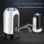 D DATADAGO 5 Gallon Electric Drinking Portable Water Dispenser, Universal USB Charging Water Bottle Pump for 2-5 Gallon with 2 Silicone