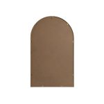 Sabine Arch Metal Wall Mirror Finish: Brass, Size: 36" x 22"