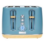 Haden Dorchester 4-Slice Toaster ,Stone Blue