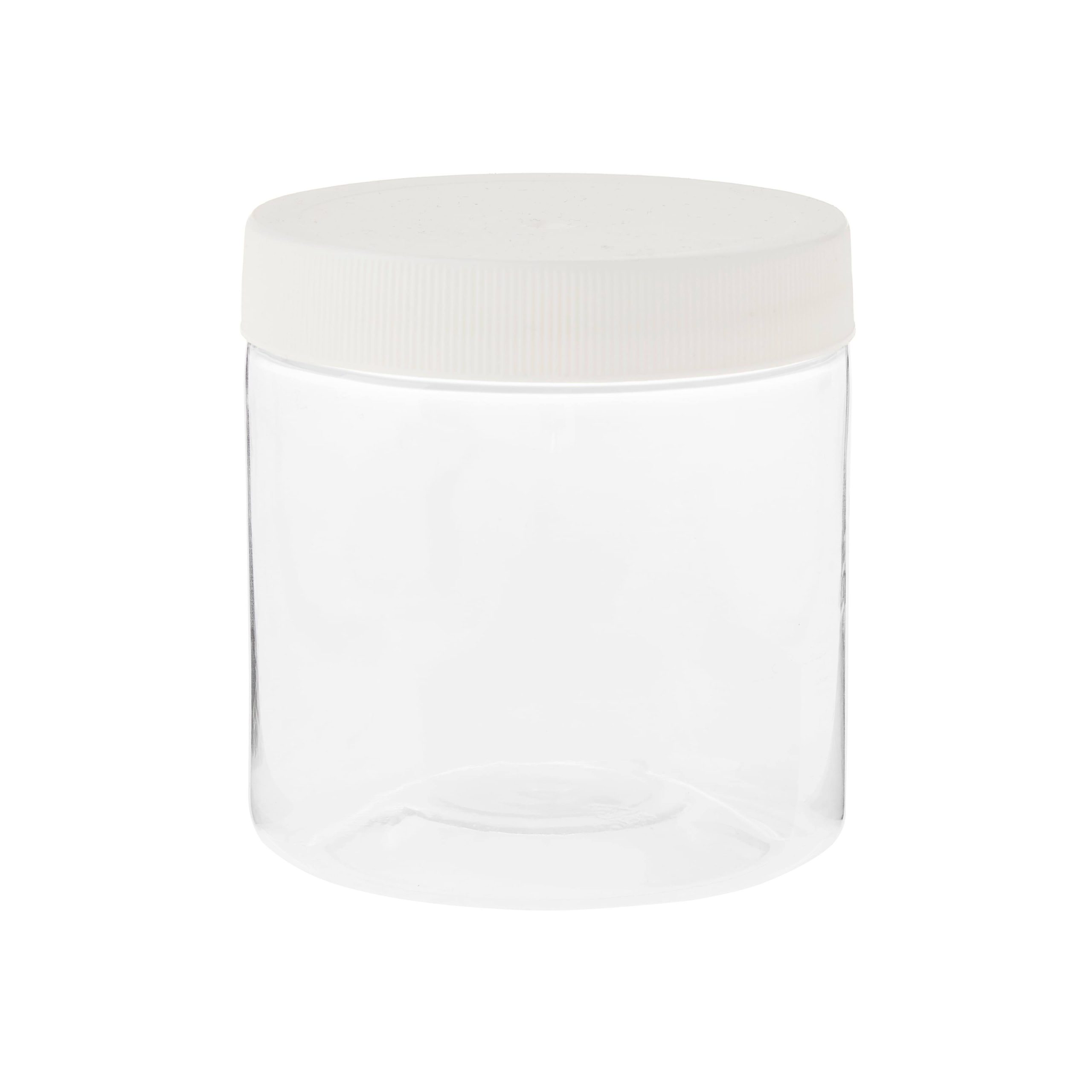 4c3df599eabb85d76a9b5cd6ff4501e45bff37a9a5b399a3df1188acda762ba5.jpg ArtMinds 8-Ounce Plastic Storage Jar - Each - Image 1