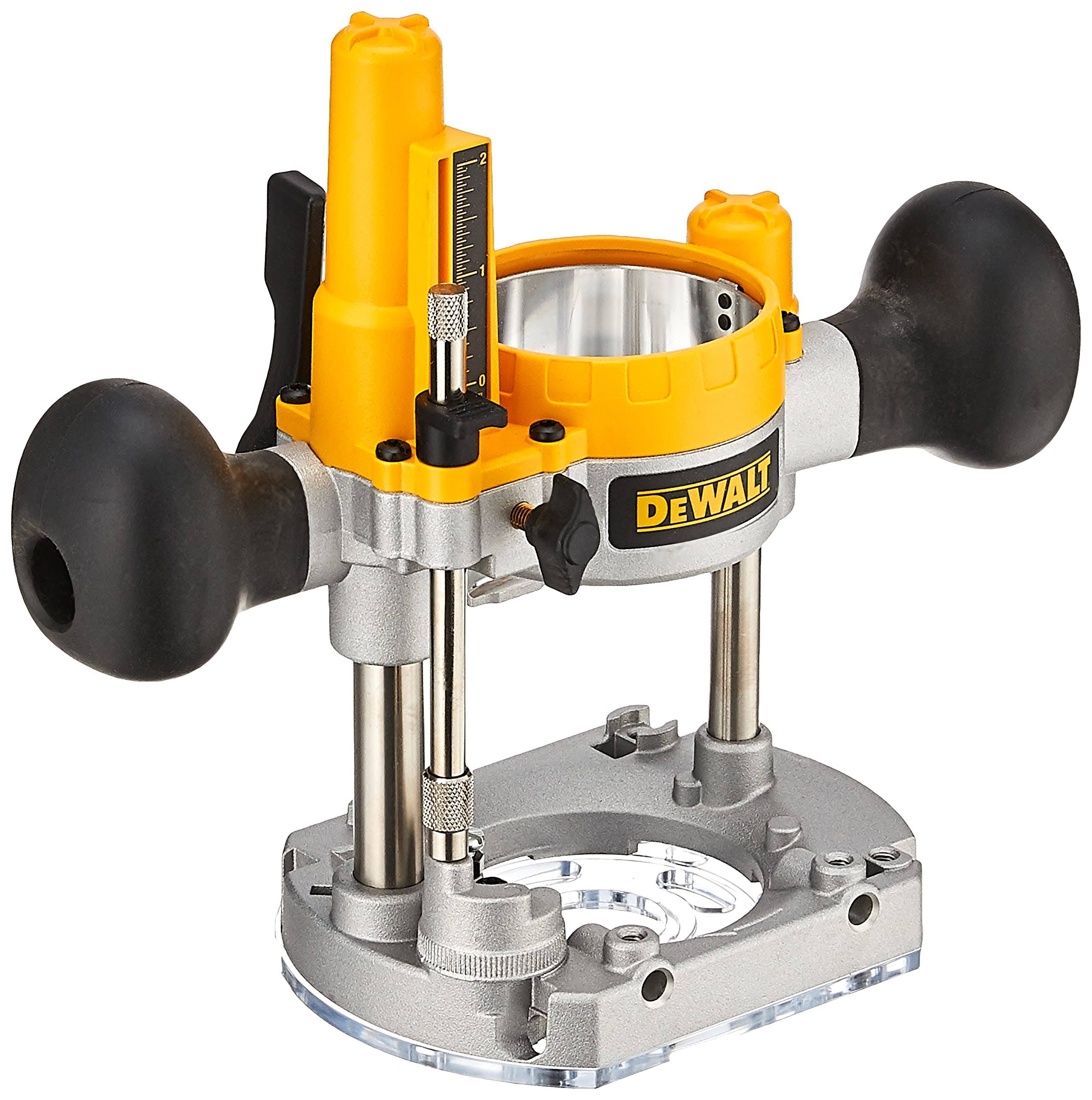 4c417d95ecf03b7801ced9206b0c48529b80f68918036b1081f3f1ad412a909f.jpg DeWalt DNP612 Plunge Base for Compact Router - Image 1
