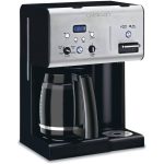 Cuisinart Coffee Plus 12-Cup Programmable Coffeemaker Hot Water System