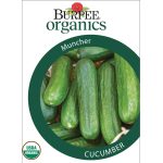 Burpee Organic Muncher Cucumber Vegetable Seed, 1-Pack, Brown