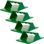 Mindful Design - Tamales Masa Spreader with Easy Grip Ergonomic Handle - Green, 4 Pack