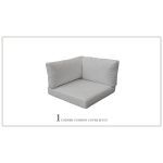 TK Classics 4 inch Cushions for Corner Chairs