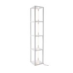 Fenlo Fancy - 64" Luxury Display Shelf with Dimmable LED Floor Lamp and 3 Brightness Levels