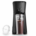 Mainstays Iced Coffee Maker with Reusable Tumbler & Filter - Black - 20 fl oz