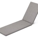 POLYWOOD Chaise Lounge Chair Cushion in Grey Mist - Outdoor Furniture