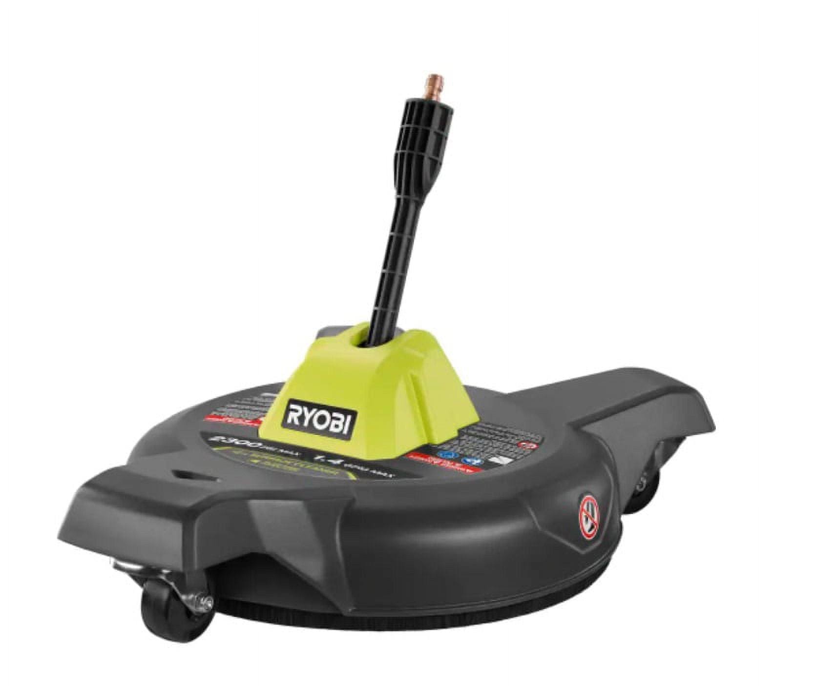 4cb49b6b4be9025da7dc6c3636e5cab2202b02cd5d171ca8ee33a0fbe4ec8ca2.jpg Ryobi 12 in. 2300 PSI Electric Pressure Washer Surface Cleaner with Casters - Image 1