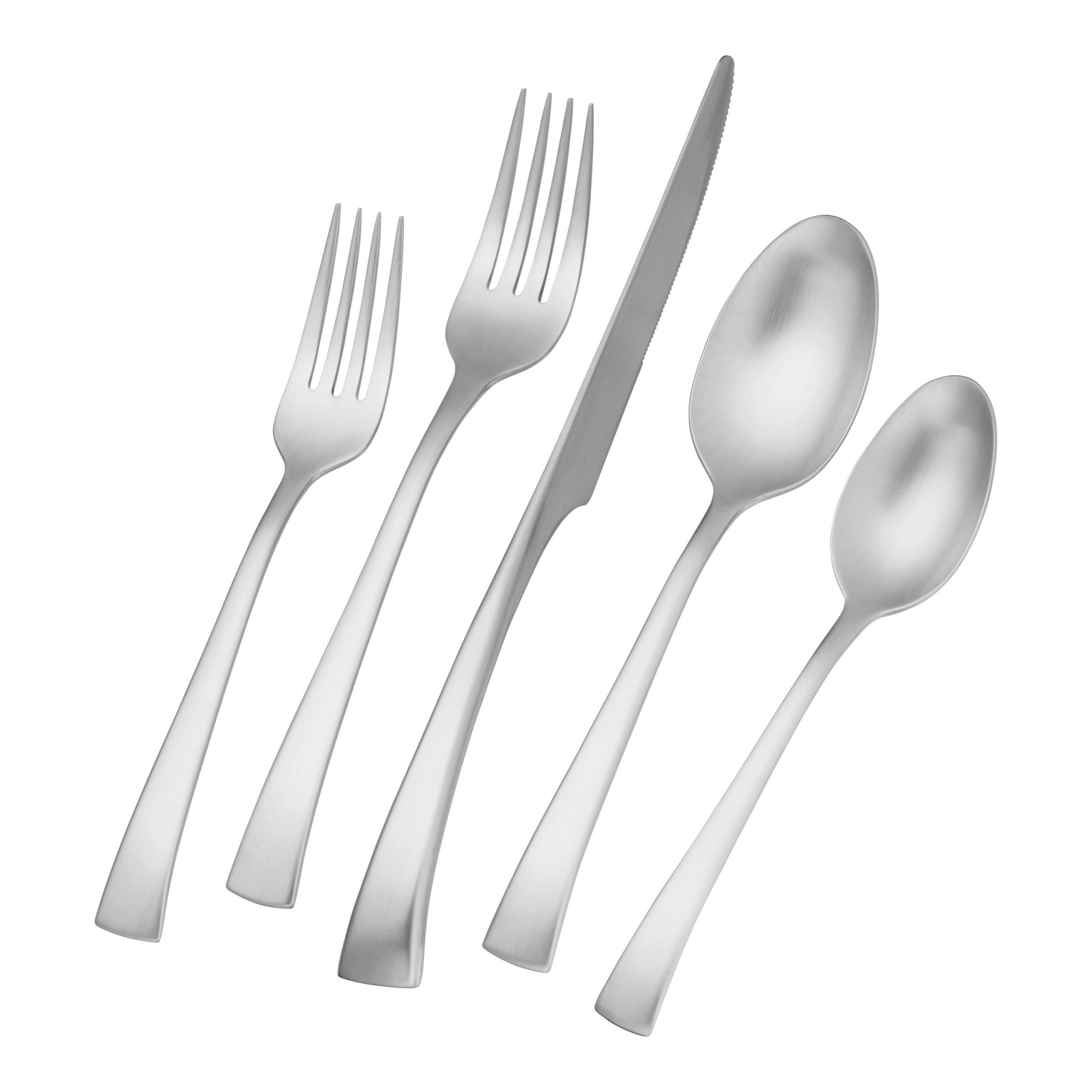 4cf8d33cf873597b40447050cd29e716bf7a6561603f4afb963893e1158177c8.jpg Zwilling J.A. Henckels Bellasera Satin 45-Piece Flatware Set - Image 1