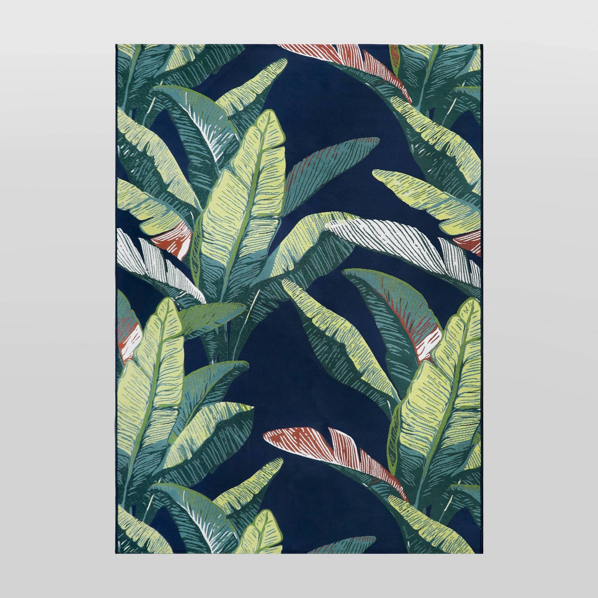 4cfa5c237864584e96eae832444769c4d74ce178d361a8b750e0373600af1639.jpg Threshold Outdoor Banana Leaf Rug, 5' x 7' - Image 1
