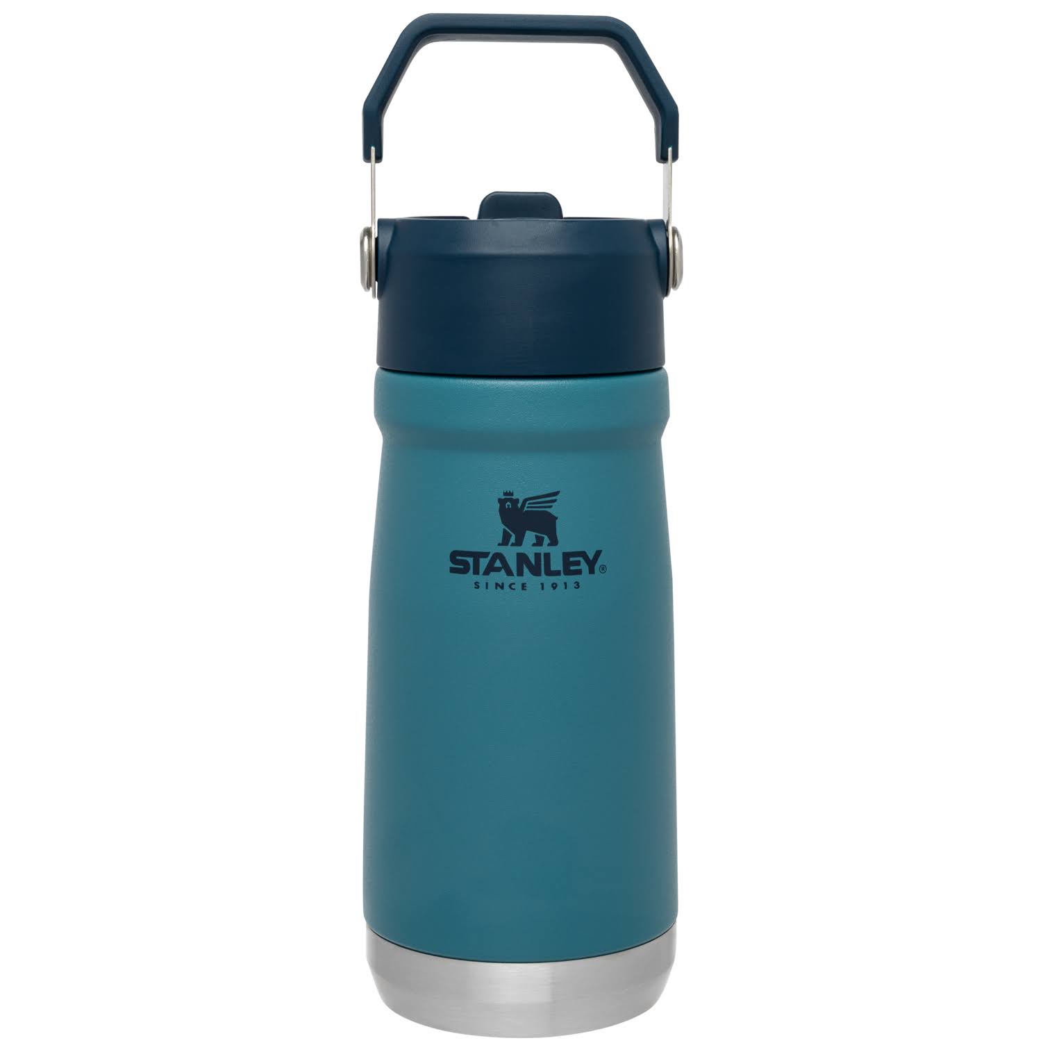 4d150dc723b69ed0e3b550e9f9a048f4b6945e651cf79295fd737a78a833b1eb.jpg Stanley IceFlow | 17 oz Flip Straw Water Bottle - Lagoon - Image 1