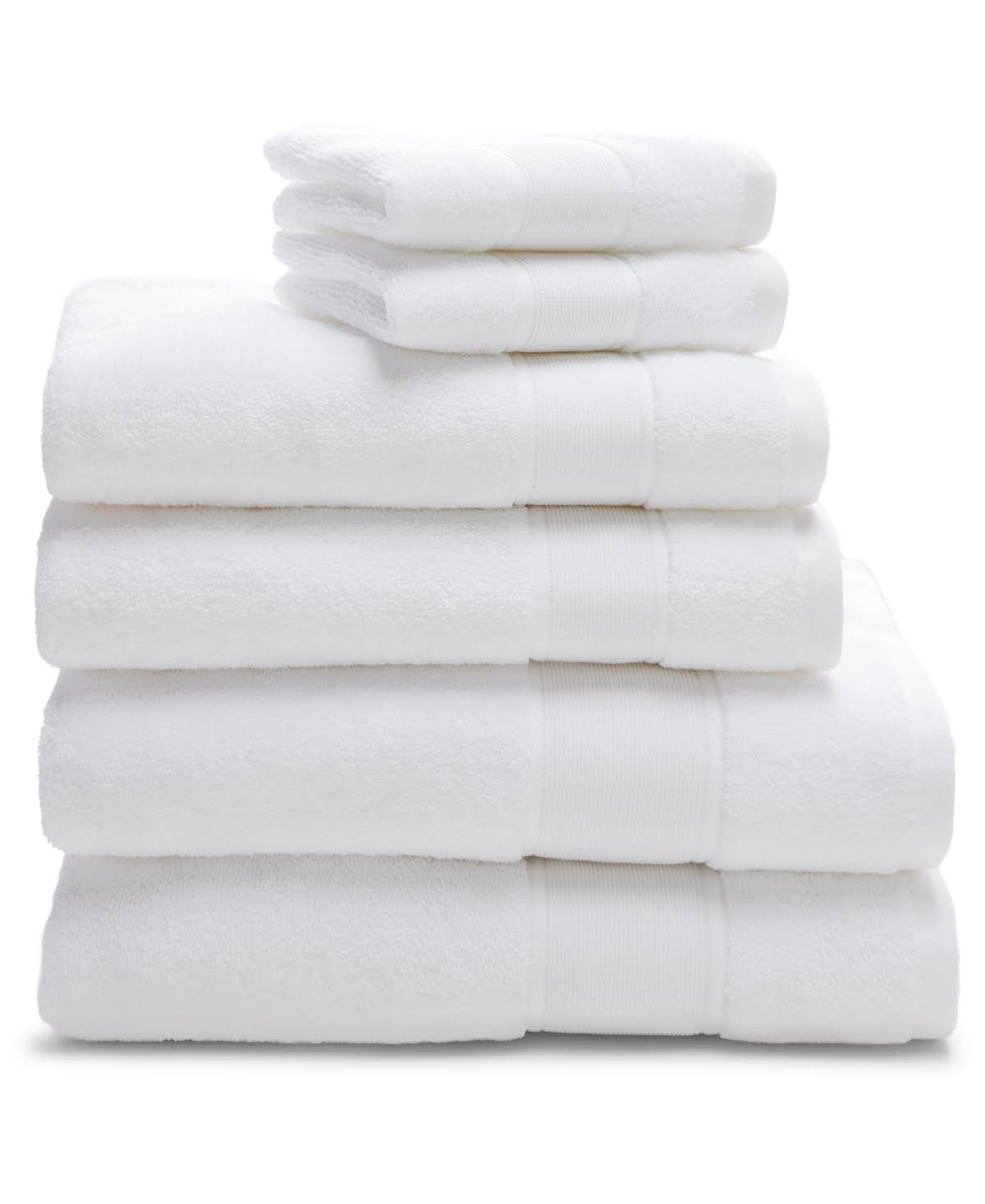 4d18823779668b28ebf209b95d6bddc71fa29cc2e7de30fbb767d38bad36903c.jpg Lauren Ralph Lauren Sanders 6-Piece Towel Set - White - Image 1
