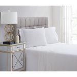 Charisma Percale Cotton 400 Thread Count, Standard Pillowcase, White
