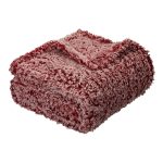 Mainstays Sherpa Throw Blanket, 50 inch x 60 inch, Red