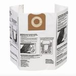 Ridgid - 23743 VF3502 High Efficiency, Dry Pickup Dust Bags for 12 - 16 Gallon Wet / Dry Vacuums (2 Pack)