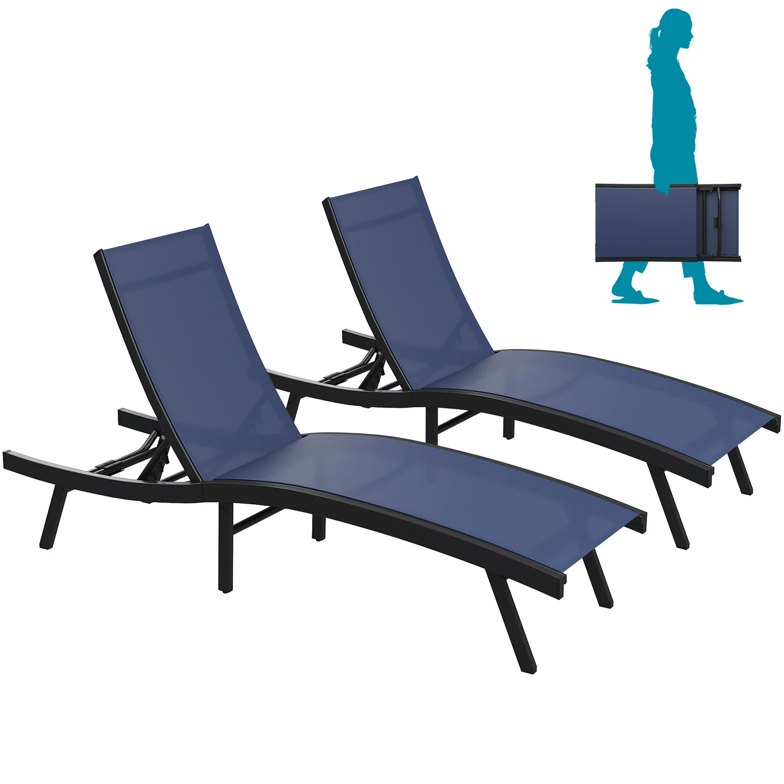 4d81fb500e1f675406b0a222d21b17dcf7a0324f0b7c85b11d79d5ad035832cd.webp AECOJOY Outdoor Chaise Lounge, All Weather Pool Lounge Chairs Ergonomic Design (Navy, 2 PCs) - Image 1