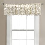 14"x70" Gigi Blackout Window Valance Ivory - Lush D��cor