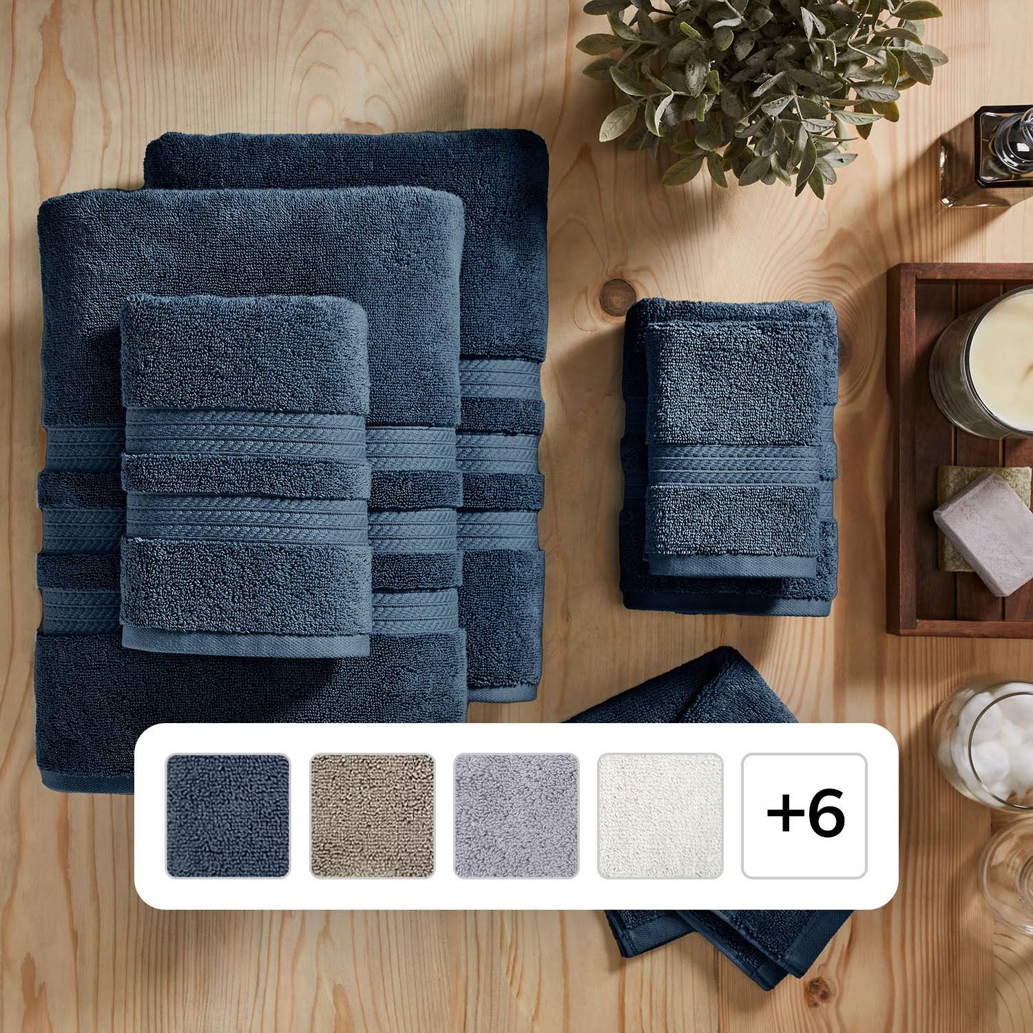 4db8dce241b4608947c86d7dec1e63df2bd853f1f0f28013c53cb4bcaac9d916.jpg Member's Mark Hotel Premier Collection by Member��s Mark 6-Piece Luxury Bath Towel Bundle, Indigo - Image 1