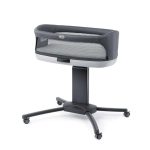 Chicco Close to You SE Portable Bedside Bassinet. Height Adjustable. Mesh Sides - Charcoal (Grey). New