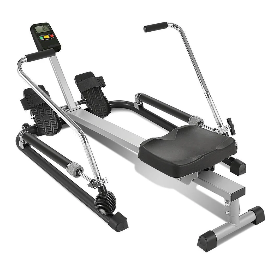 4df5f211cbf8394d4588a7ef043e29bdf7c6404d6d739307dfe33fad1d4a10af.webp 290 lb Rowing Machine, Hydraulic Machine Rower with 12 Level Adjustable Resistance and LCD Monitor, Exercise Equipment for Home Fitness Full Body Workout Cardio Training - Image 1