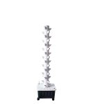 TIRUSS Vertical Hydroponic Grow Tower Aeroponic Tower for Herbs, Fruits and Vegetables 15 Layer 45 Plants Sites with Movable Water Tank Hydrating