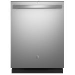 GE Top Control with Plastic Interior Dishwasher with Sanitize Cycle & Dry Boost Stainless Steel