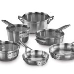 Calphalon Premier 10-pc. Space-Saving Stainless Steel Cookware Set