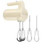 KitchenAid Cordless 7-Speed Hand Mixer w/FlexEdge Beaters ,Almond Cream