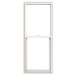 JELD-WEN V2500 Vinyl Double Pane Double Strength Single Hung Window (Rough Opening: 24-in x 60-in; Actual: 23.5-in x 59.5-in) in White-Instock