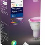 Philips Hue GU10 Bulb with Bluetooth (White and Color Ambiance)